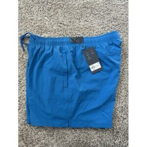 VRST Men's 5" Every Day Shorts Teal Relax Fit Size Medium Pockets Lined Active